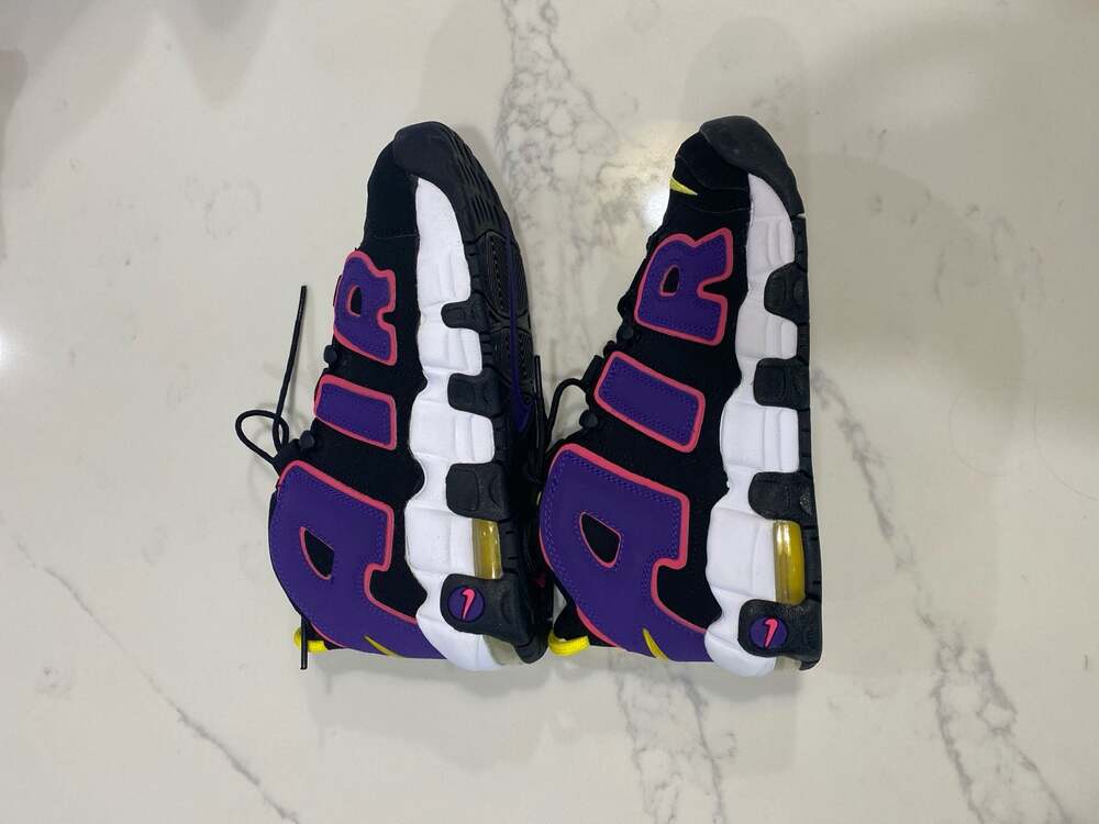 Nike Air More Uptempo GS Court Purple Black Pink DZ5278-001 Size 5.5Y NWOB